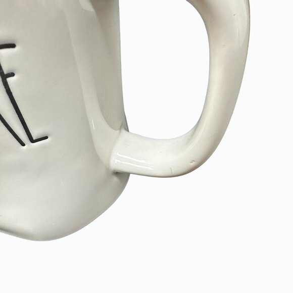 Rae Dunn PAWSOME Mug Magenta Ceramic Dog Lover Large Coffee Cup White Gift - Picture 3 of 7